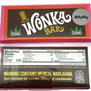 MilkyWay Cannabinoids Chocolate Wonka Bar